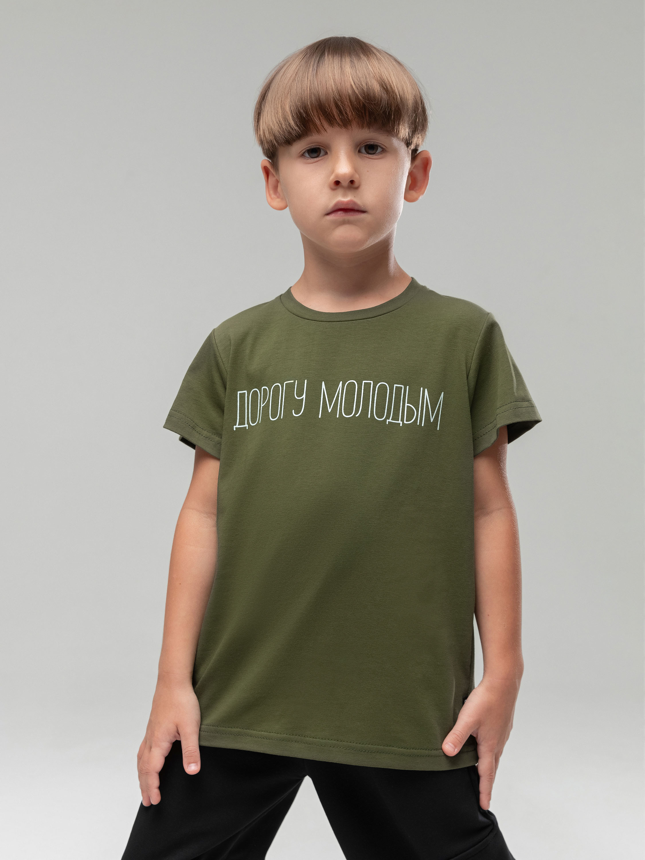 Футболка Bodo 4-399U_хаки - фото 3