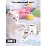 Конструктор QBRIX Серия Котики Белый котик 125 дет.