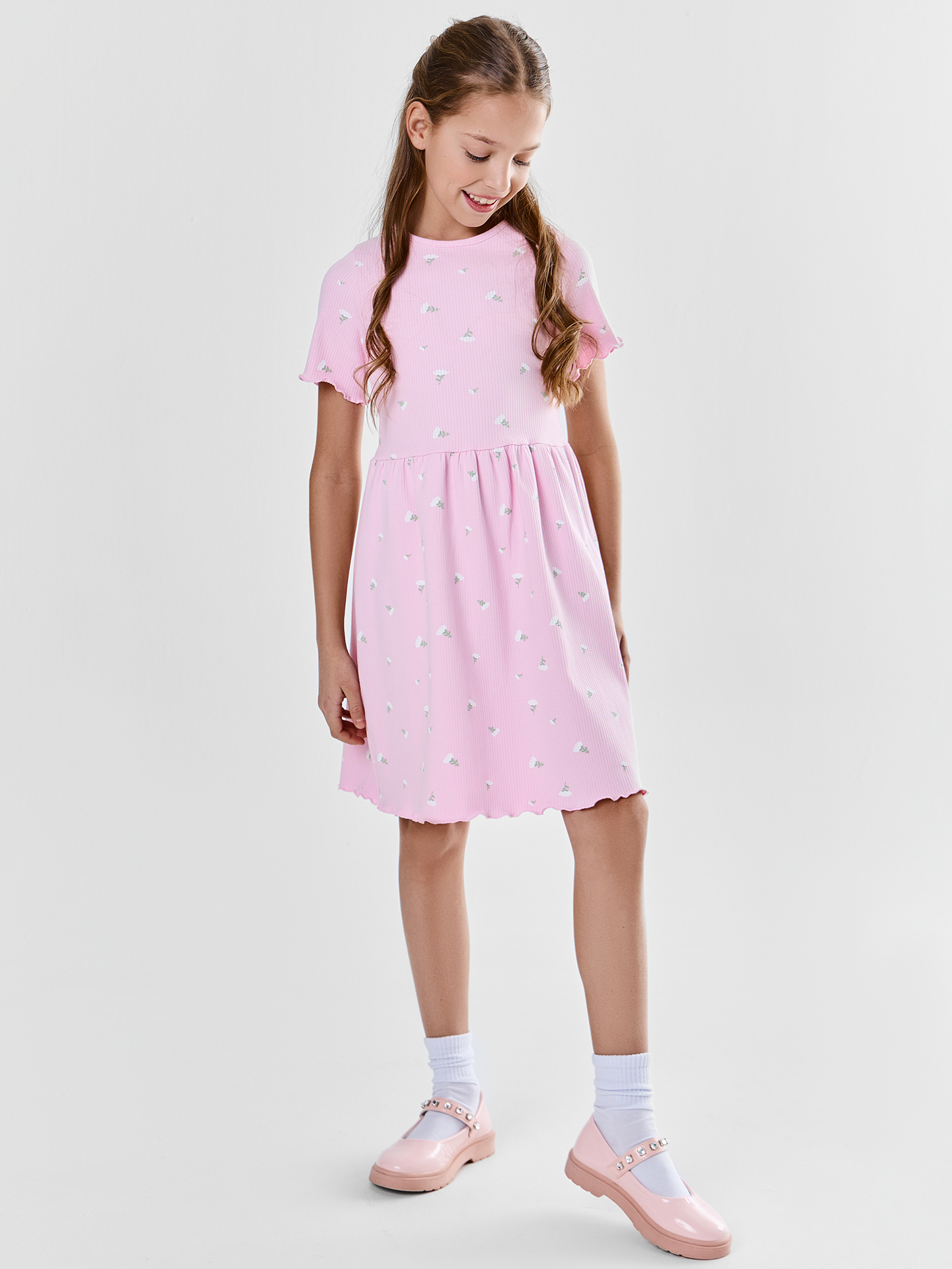 Платье Mark Formelle (Марк Формэль) 157864/цветочки на розовом - фото 2