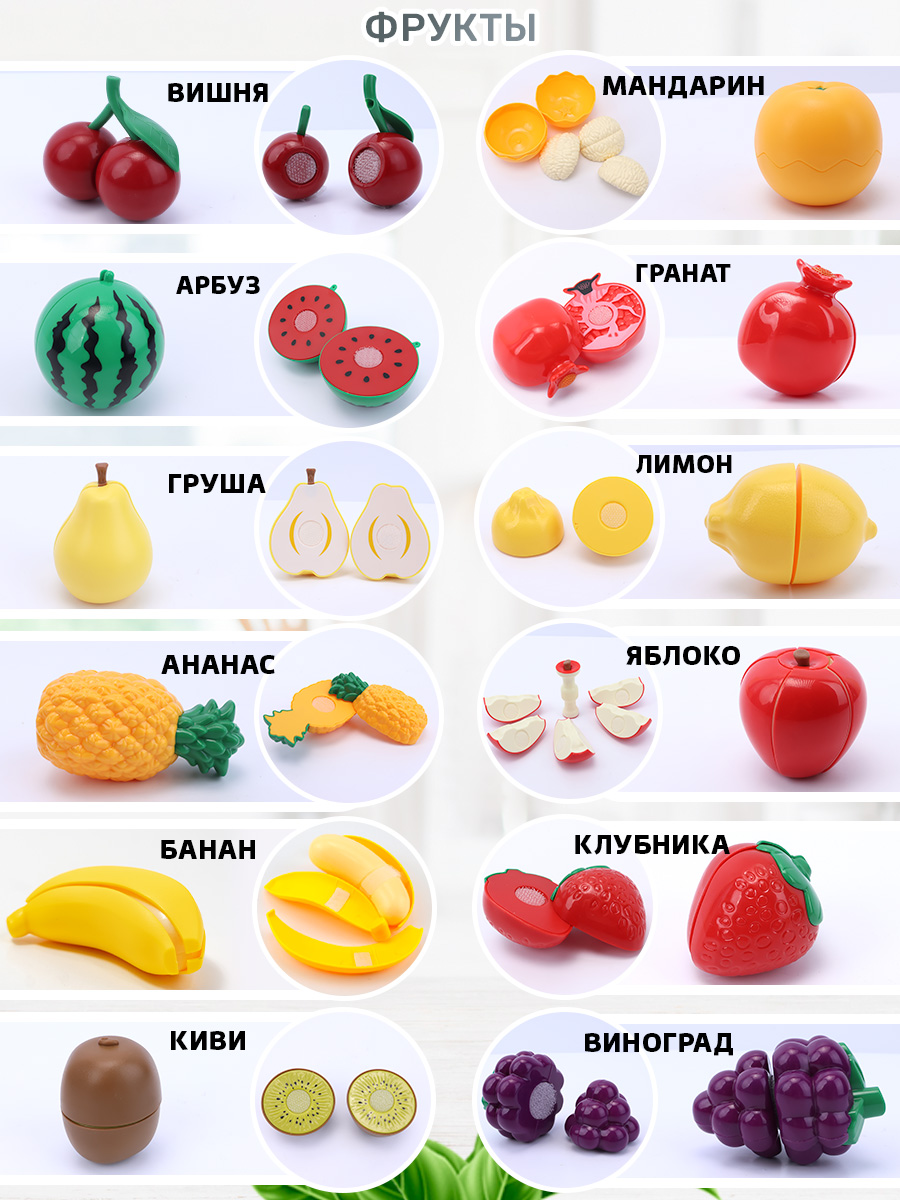 Игрушка TIPTOPOLIS Продукты 49 предметов - фото 4