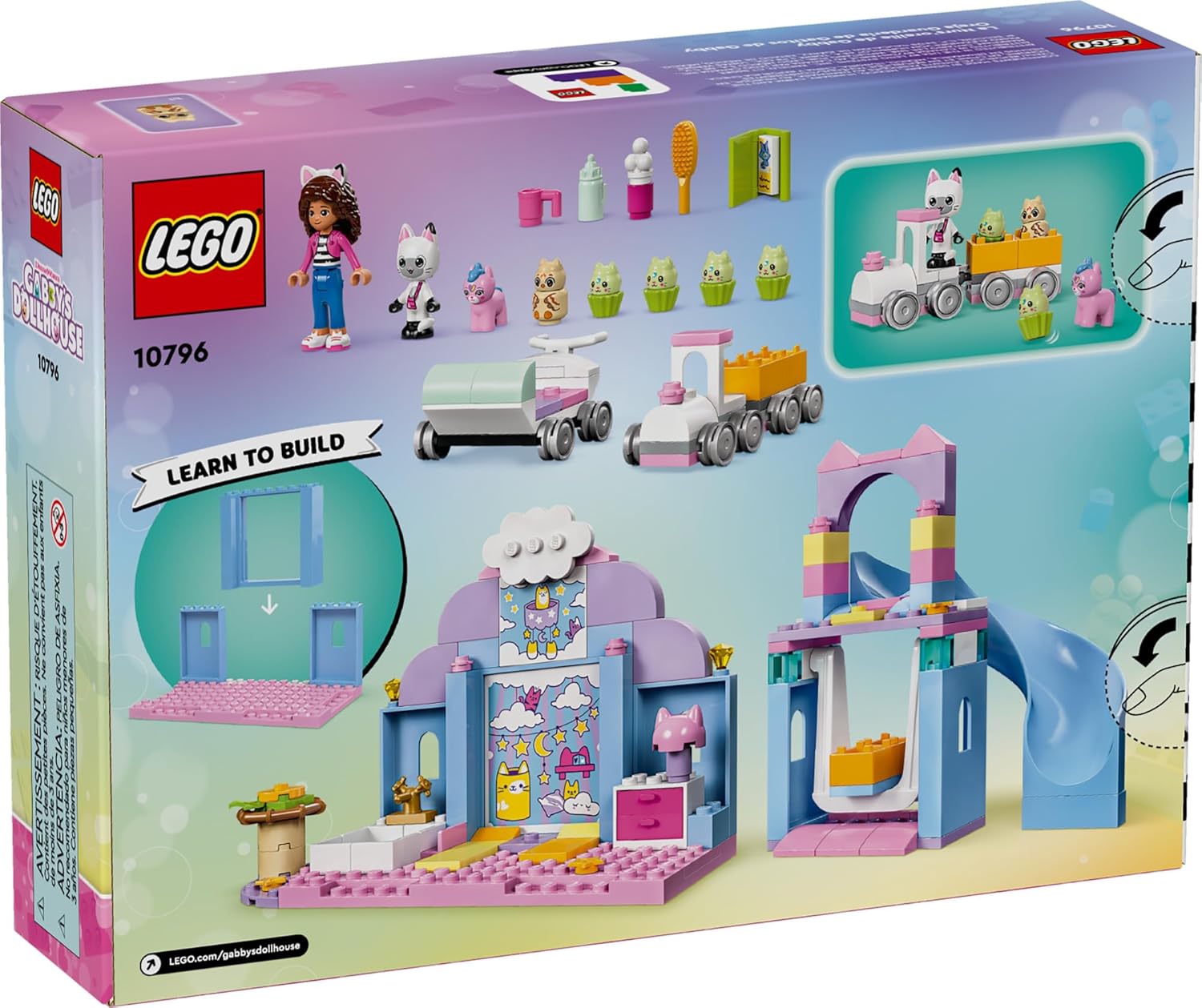 Конструктор LEGO Gabbys Dollhouse Ушко для котенка Габби 165 дет. - фото 2