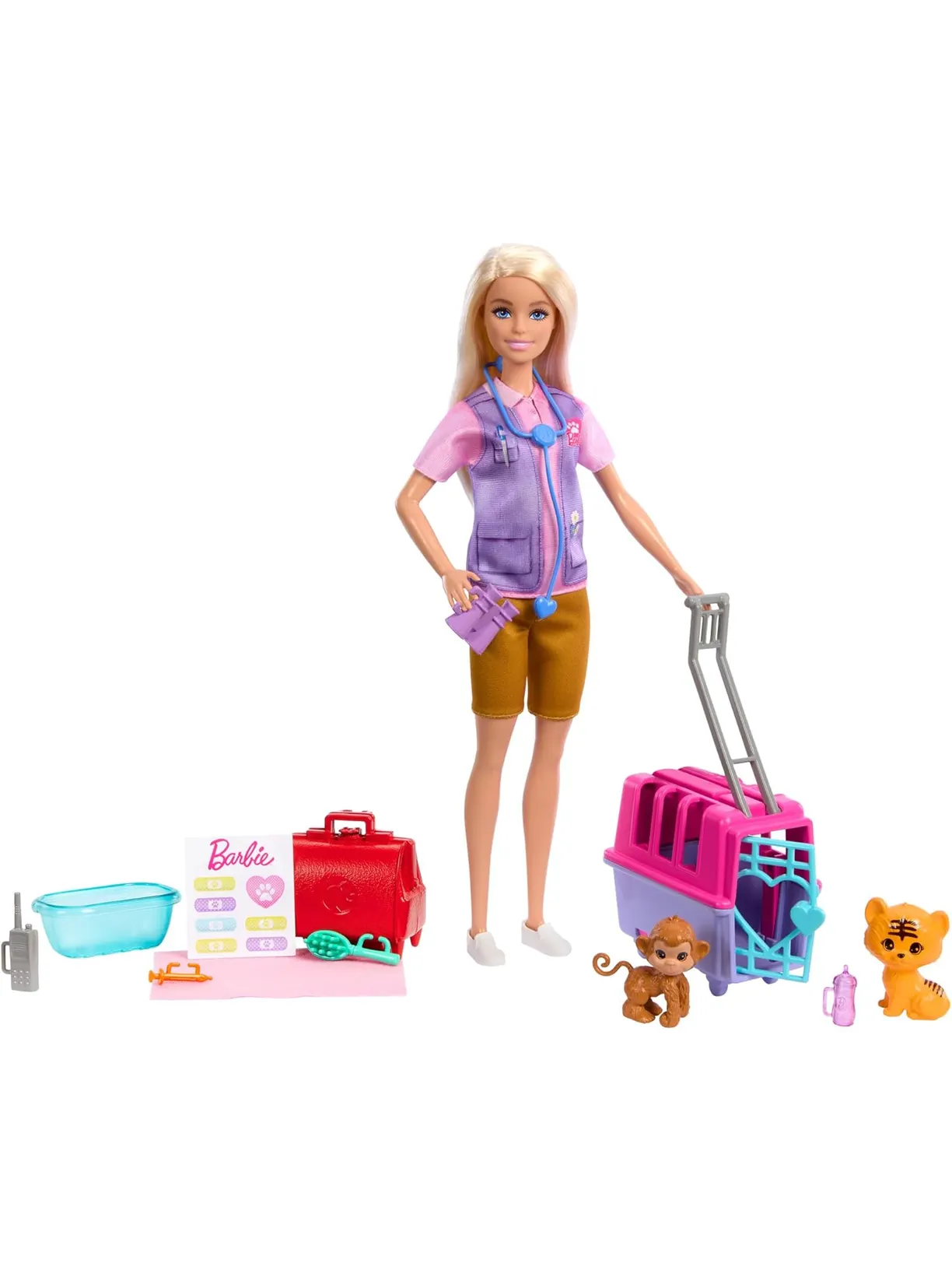 Кукла классическая Barbie Animal Rescue Station HRG50 - фото 3