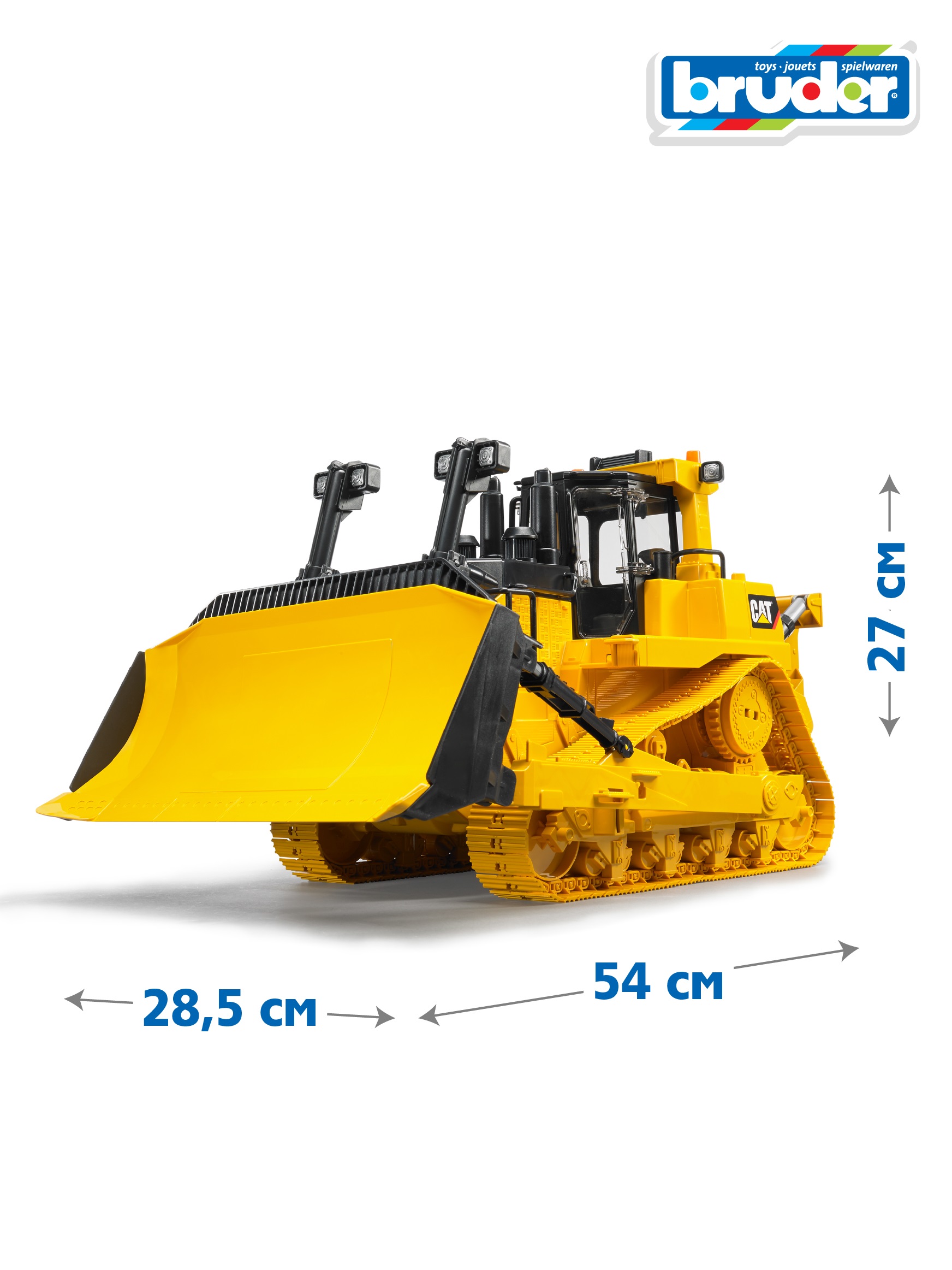 Бульдозер Bruder CAT Гусеничный 02-452 - фото 2