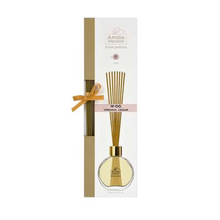 Ароматический диффузор Aroma Republic в стеклянном флаконе 70 мл №66 Virginia cedar