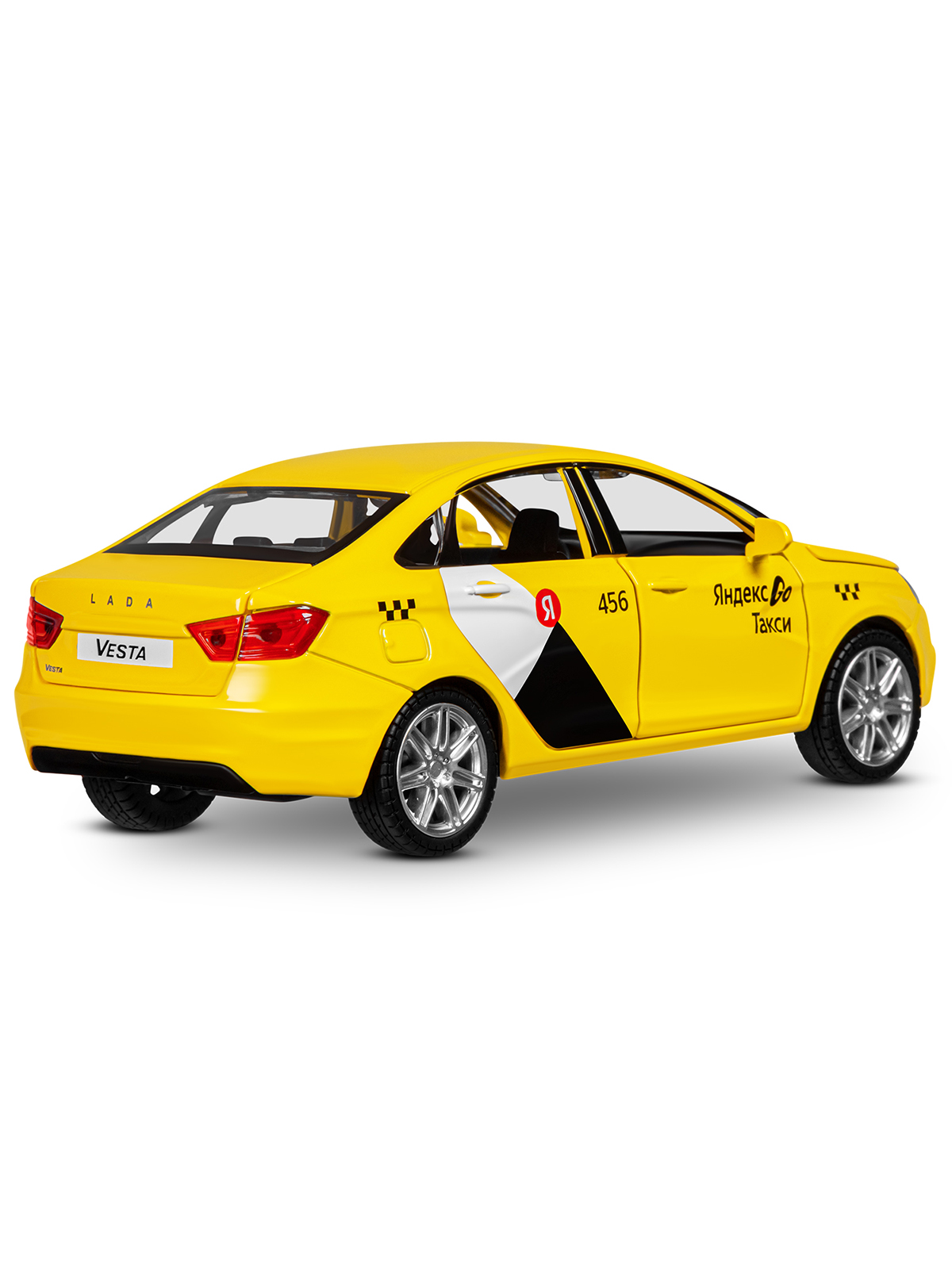 Автомобиль Яндекс GO LADA Vesta Такси озвучено Алисой 1:24 JB1251345/Яндекс GO - фото 19