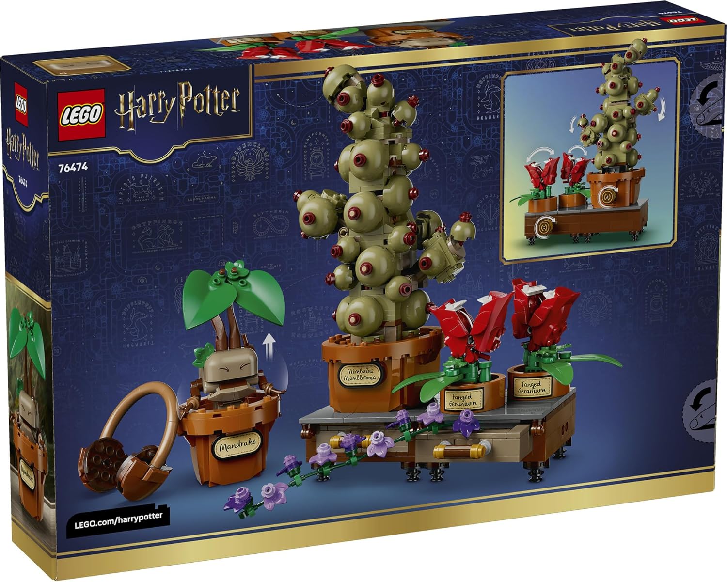 Конструктор LEGO Harry Potter Растения из Травологии 817 дет. - фото 5