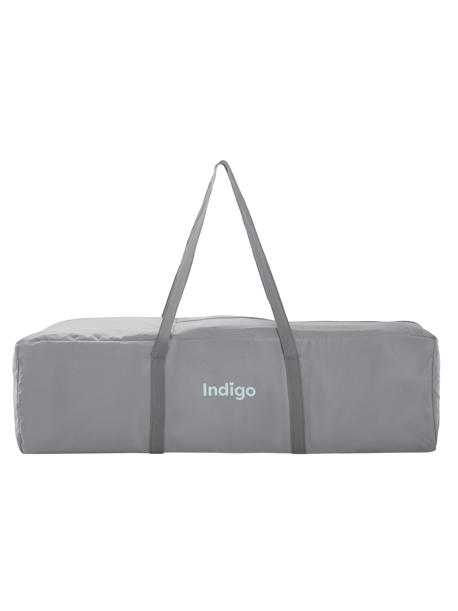 Манеж кровать детский Indigo Fortuna лен 2 уровня серый 4657833591371 - фото 23