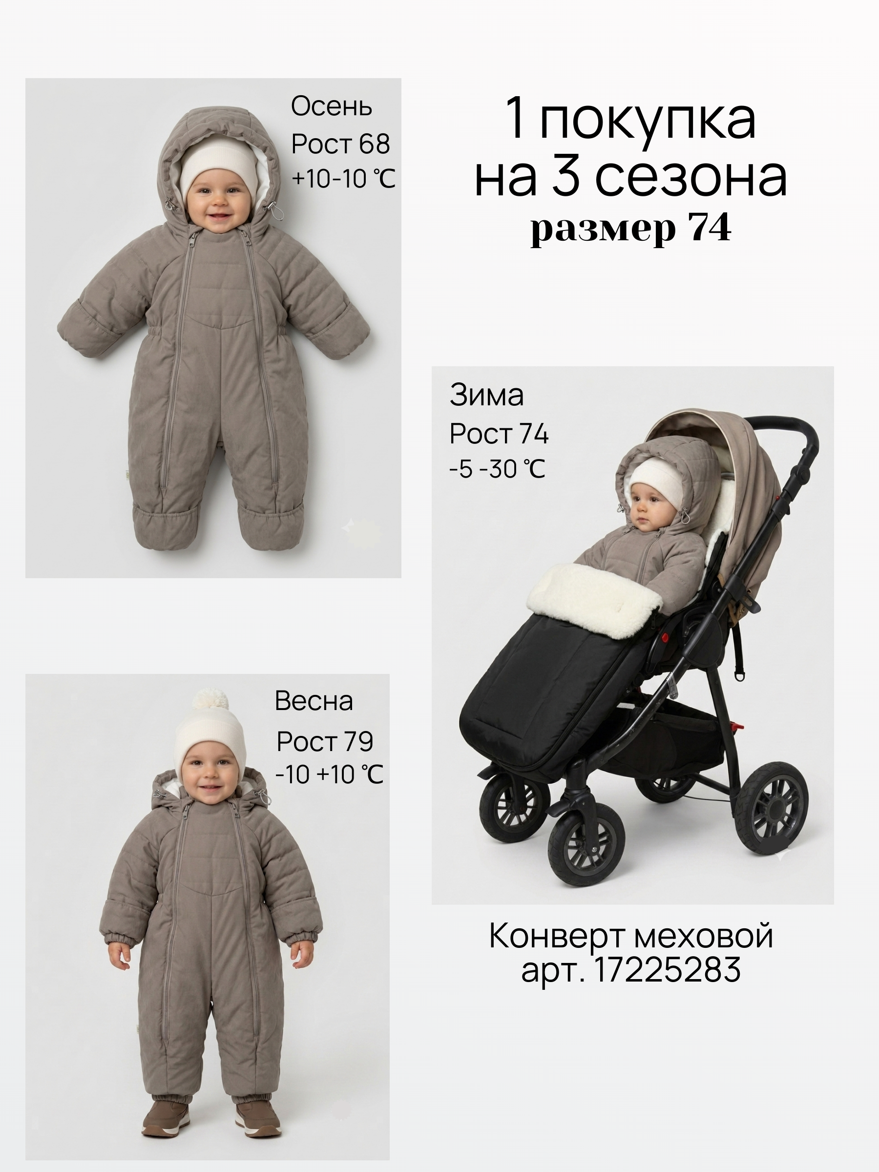 Комбинезон СОННЫЙ ГНОМИК 2315/4 - фото 3