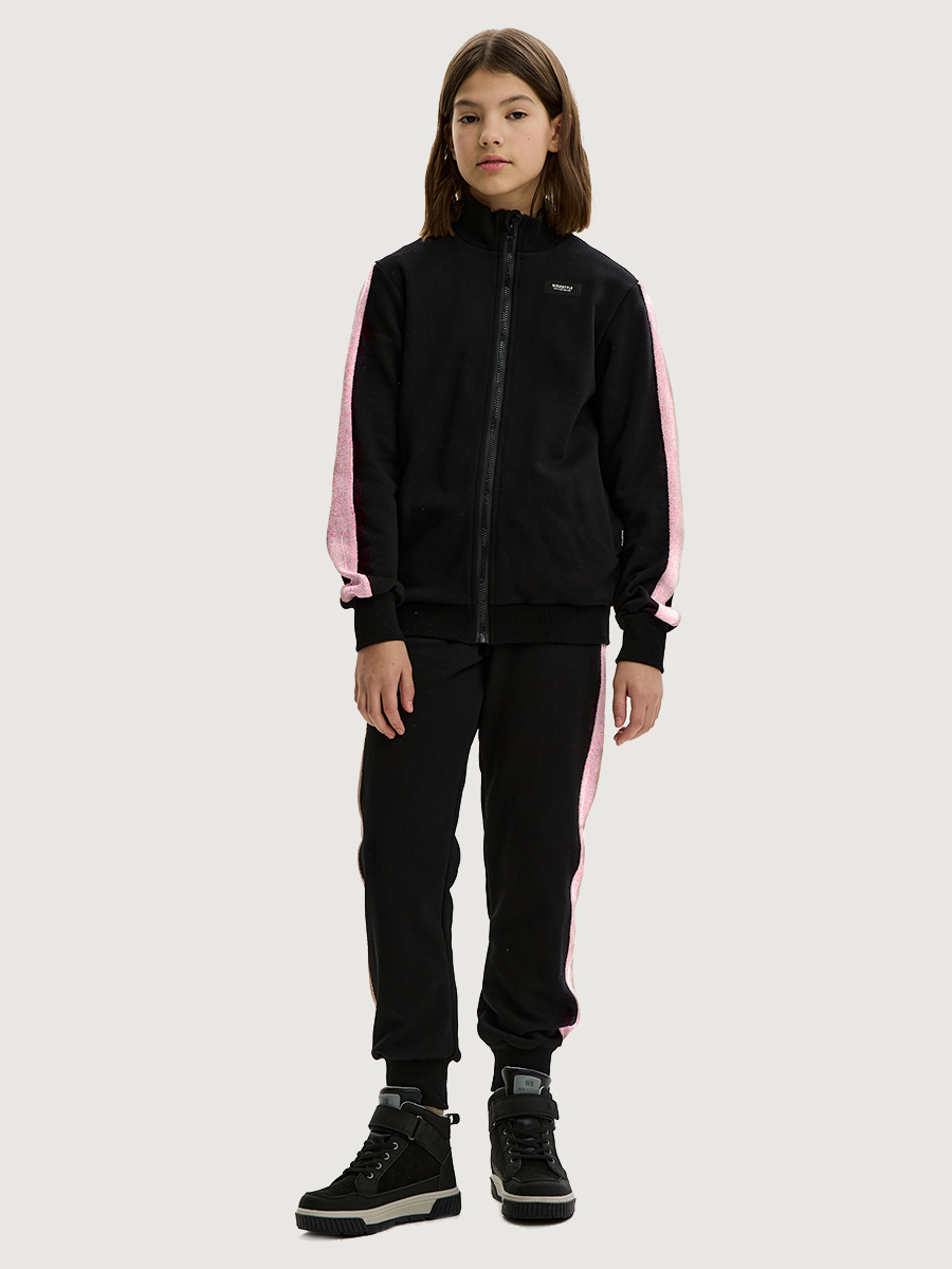 Костюм NIKASTYLE 7т21625 черный/пудра - фото 1