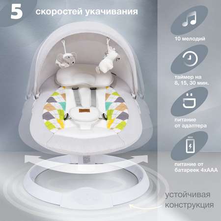 Электрокачели для новорожденных Nuovita Attento A1
