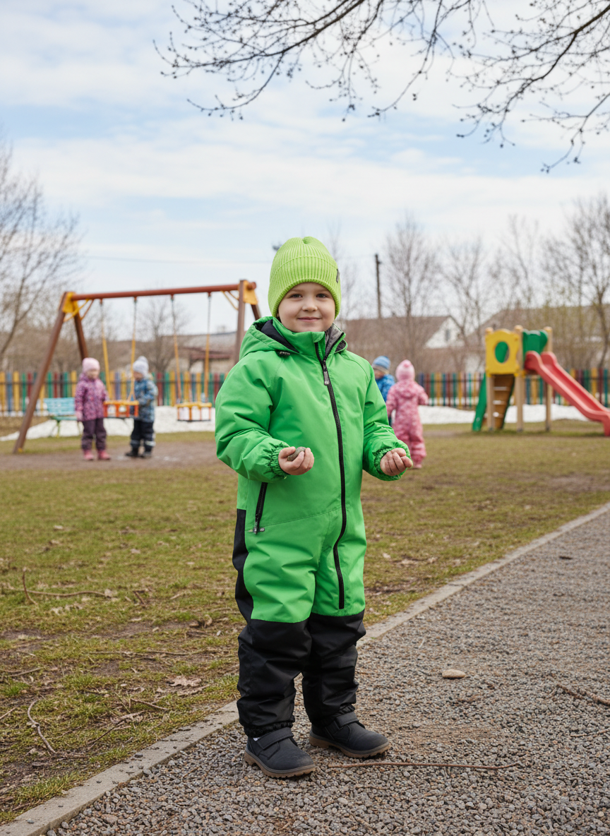 Комбинезон Arctic kids 30-042 яблоко - фото 2