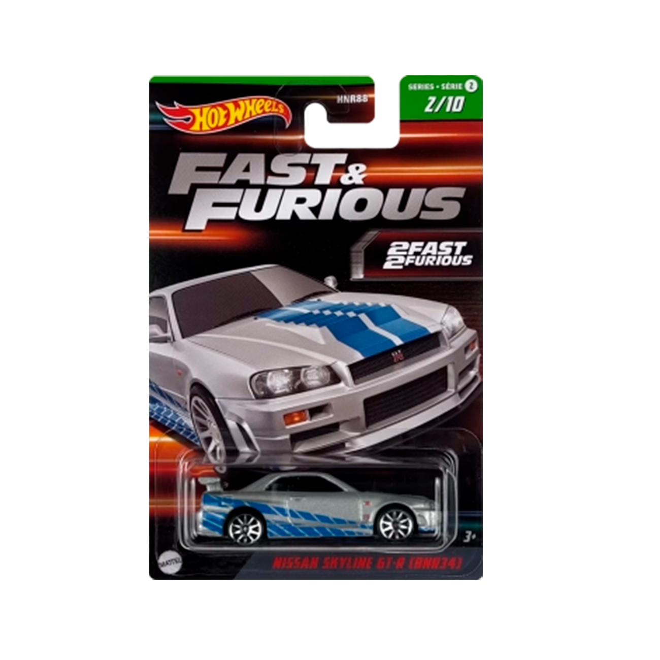 Автомобиль Hot Wheels Nissan 1:64 HNR88/HNT02 - фото 2