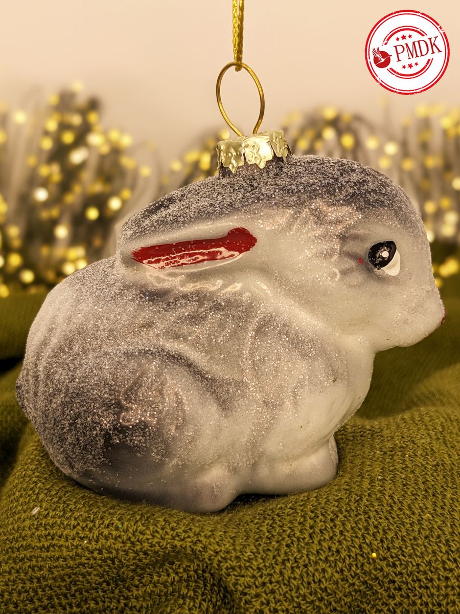 Елочная игрушка Kaemingk EG188-YH2534-Grey - фото 2