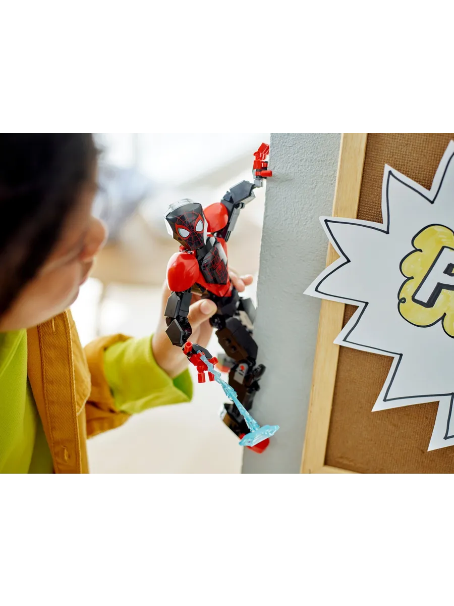 Конструктор LEGO Marvel Super Heroes Фигурка Майлза Моралеса 238 дет. - фото 6