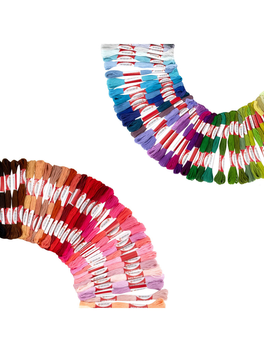 Набор для творчества Develia вышивание 100 цветов - фото 8