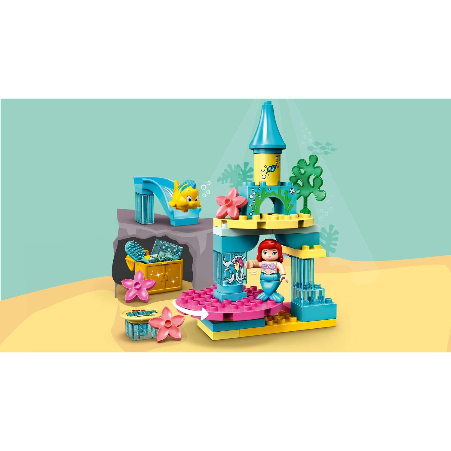 Конструктор LEGO DUPLO Подводный замок Ариэль блочный - фото 12