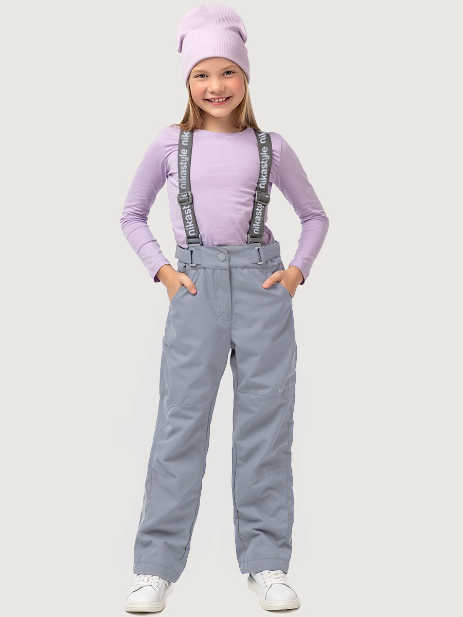 Брюки NIKASTYLE 2л3825 серый - фото 7