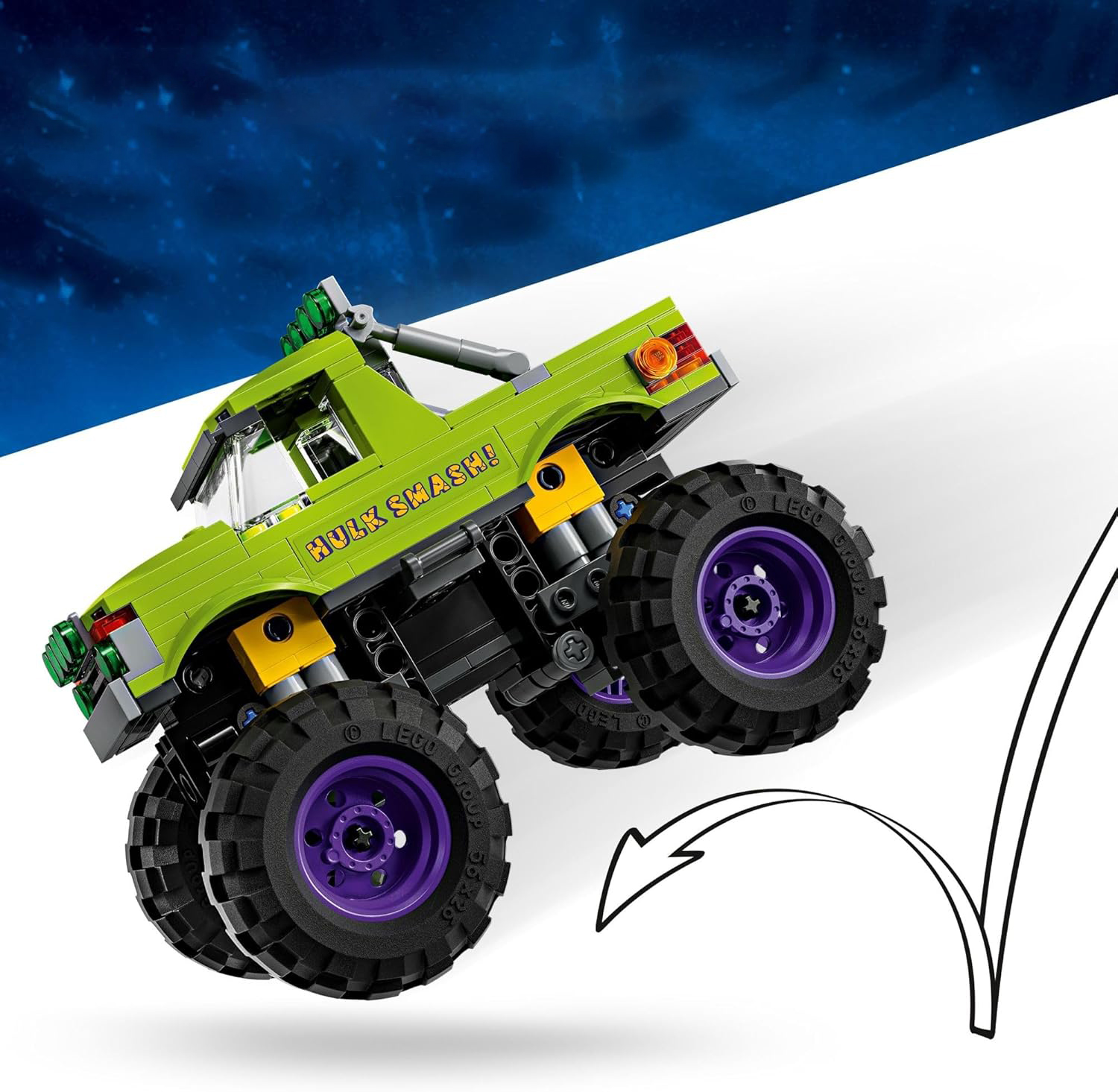 Конструктор LEGO Marvel Super Heroes Грузовик Халка против Таноса 229 дет. - фото 2