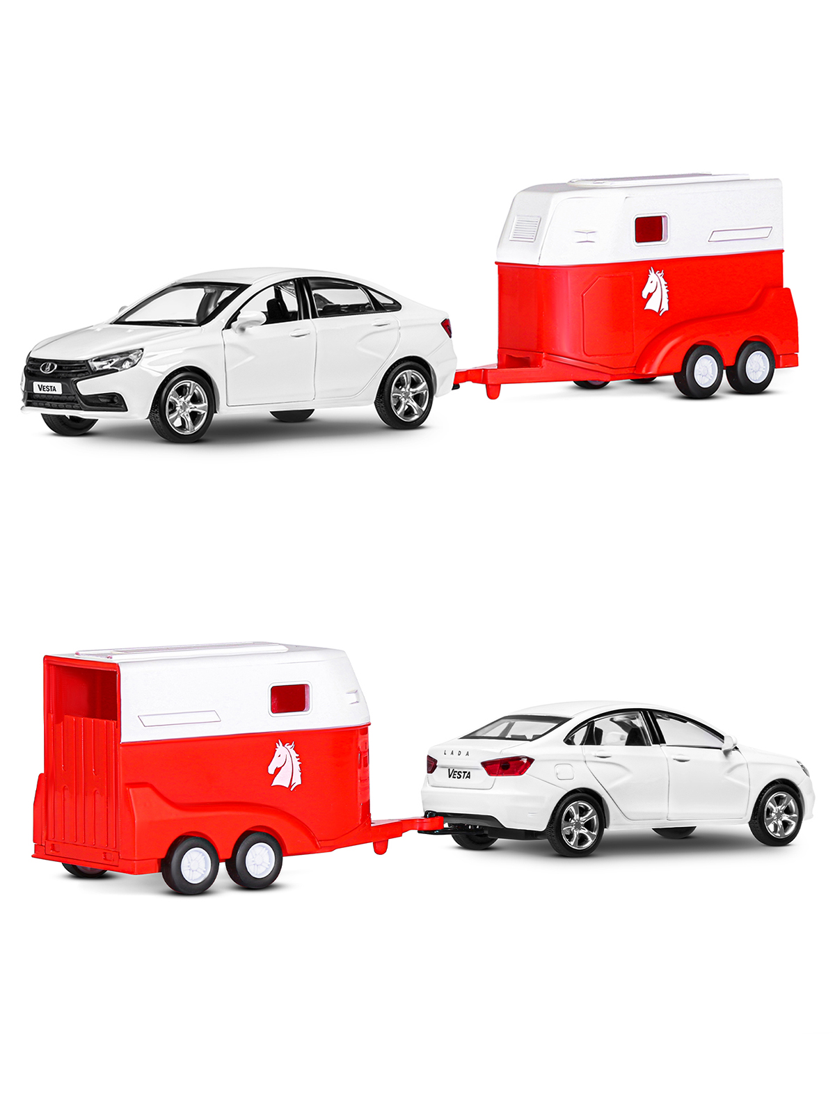 Автомобиль АВТОпанорама LADA Vesta 1:43 JB1251622 - фото 10