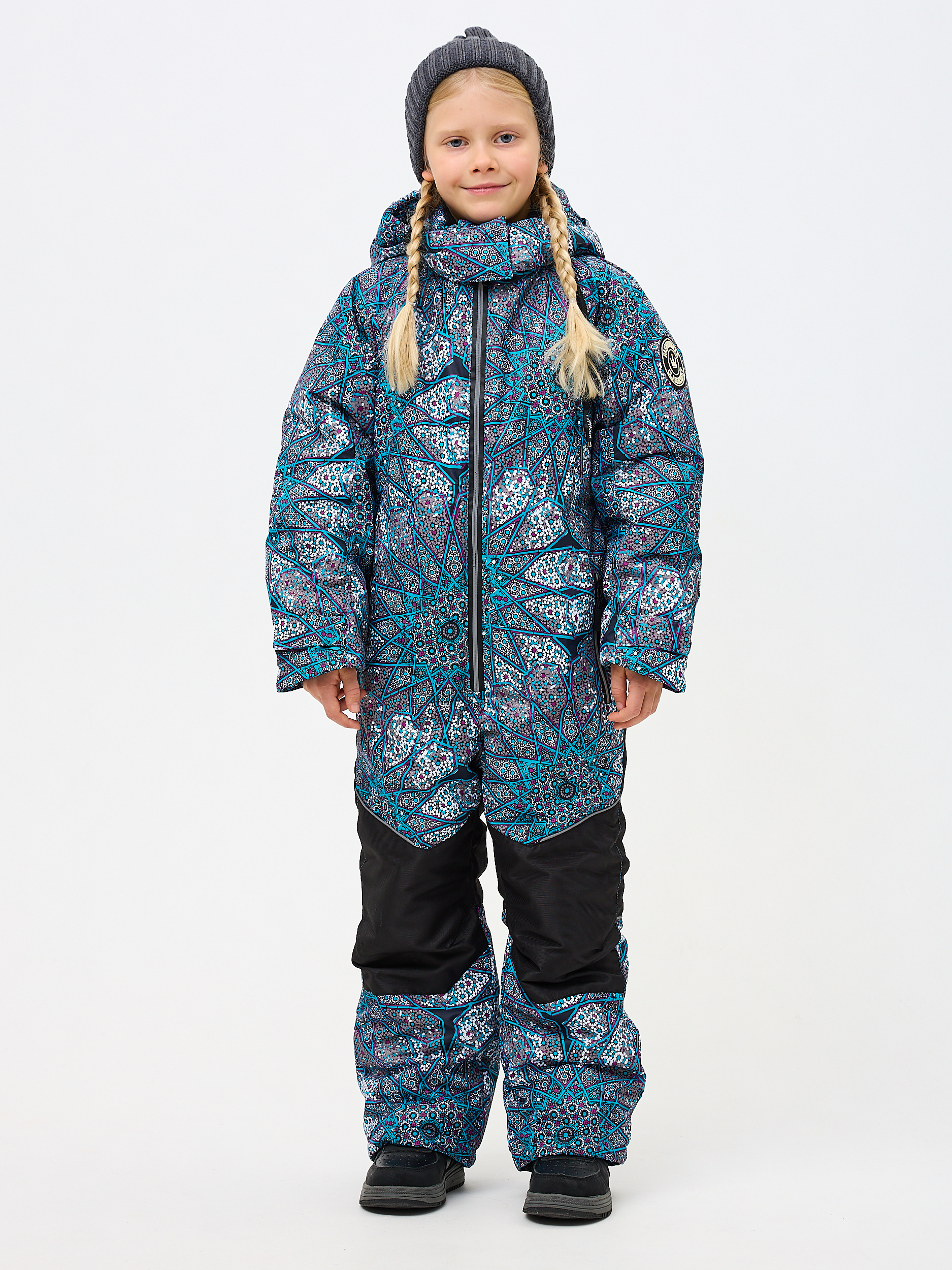 Комбинезон Kvartet 854 т.сер-голубой - фото 2