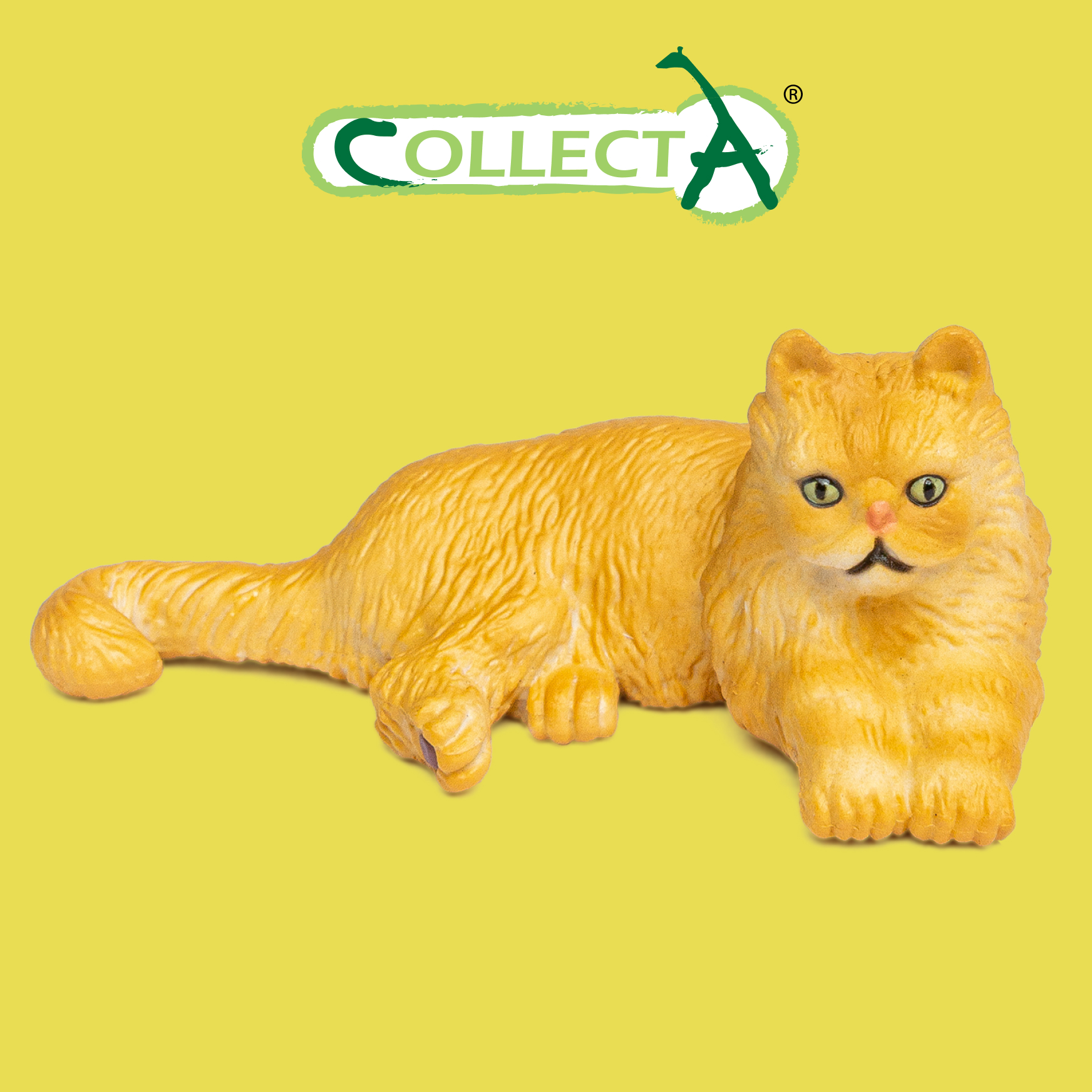 Фигурка Collecta Кот персидский лежачий, S - фото 1