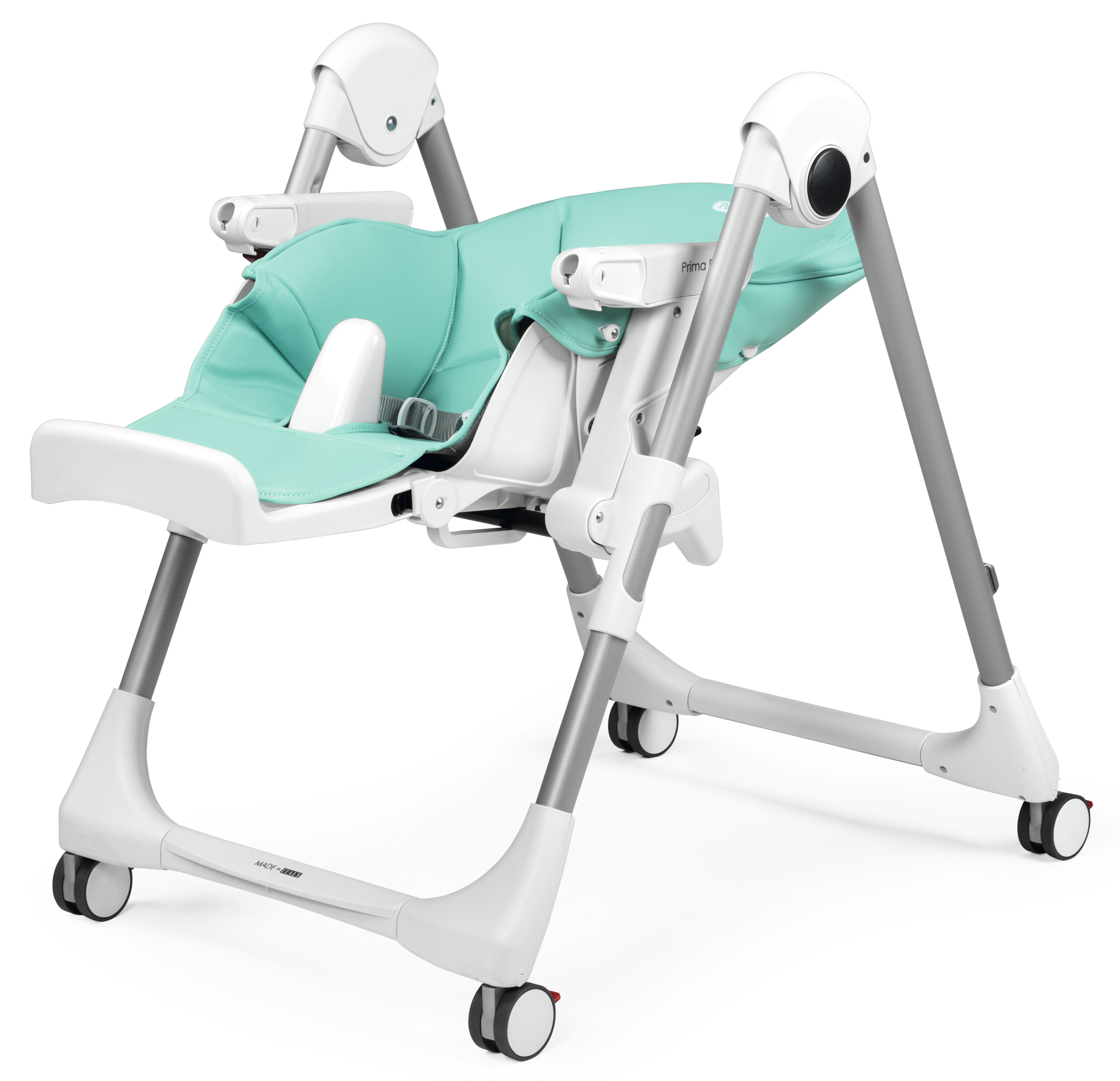 Стульчик для кормления Peg-Perego Prima Pappa Follow Me голубой - фото 16