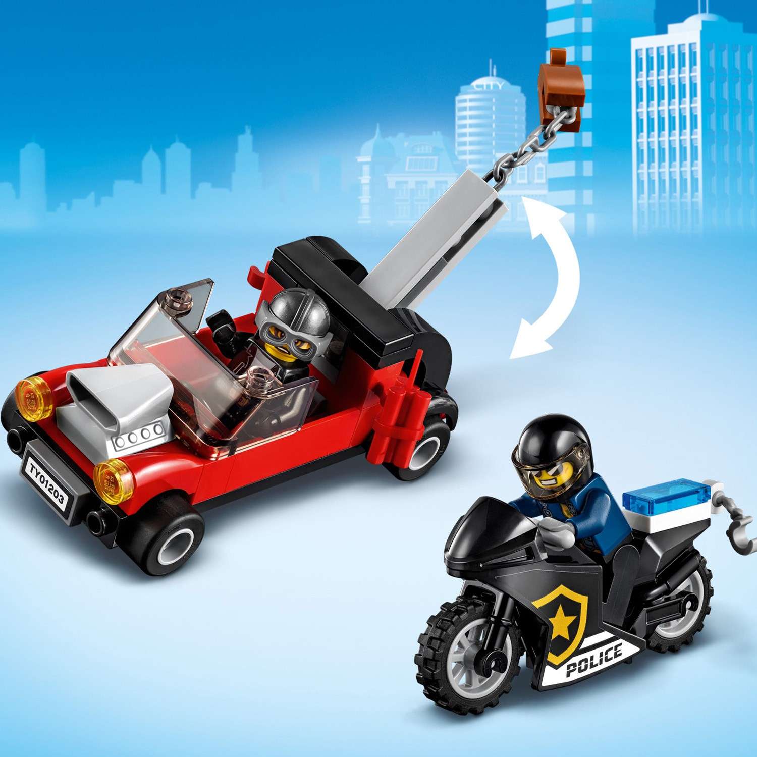 Конструктор LEGO City Police Prisoner Transport блочный - фото 9