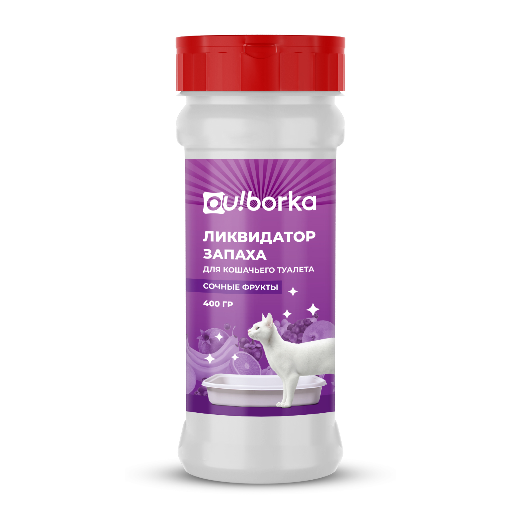 Ликвидатор запаха мочи Ou!borka Сочные фрукты 400 г - фото 7