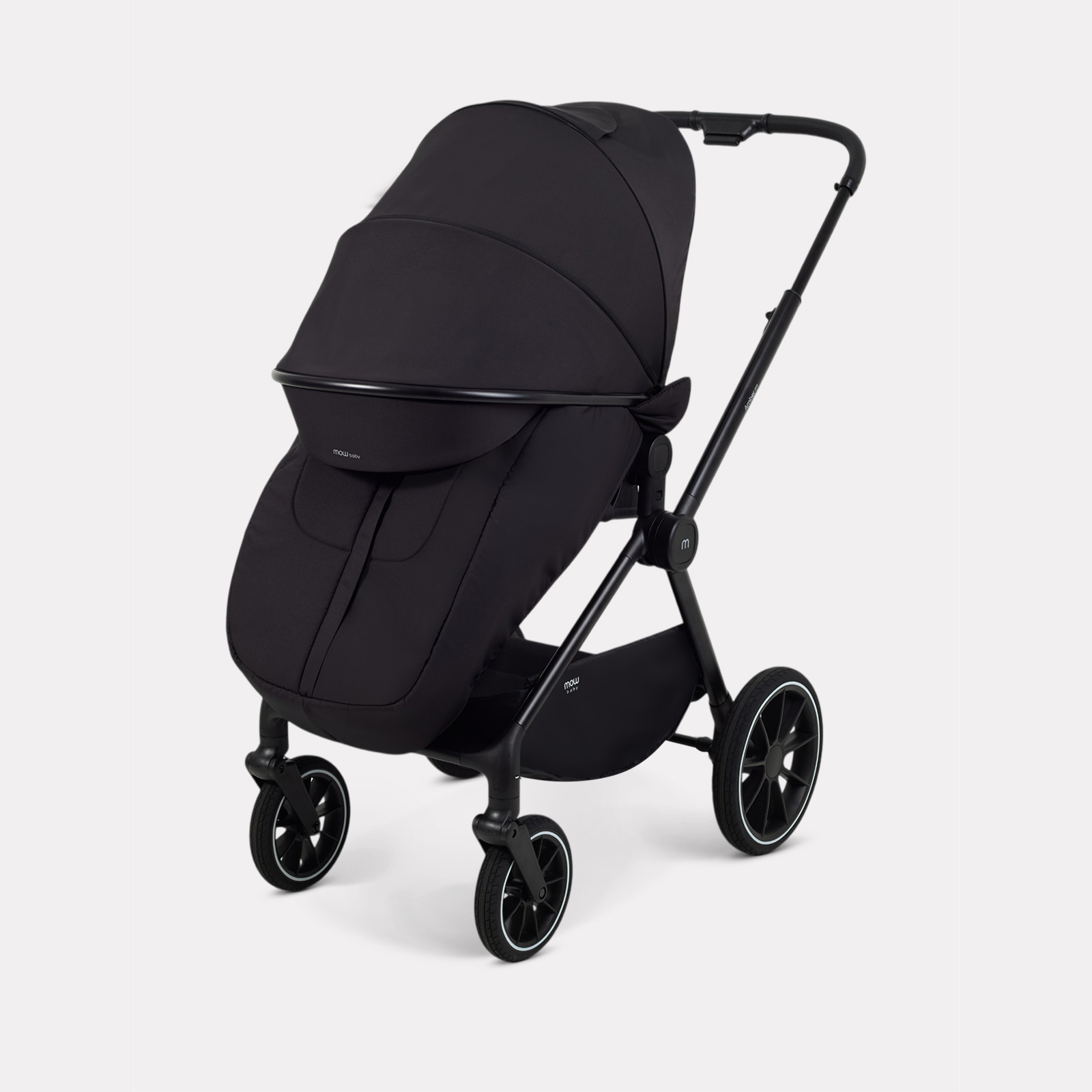 Коляска 3в1 MOWbaby Amber pro серый - фото 10
