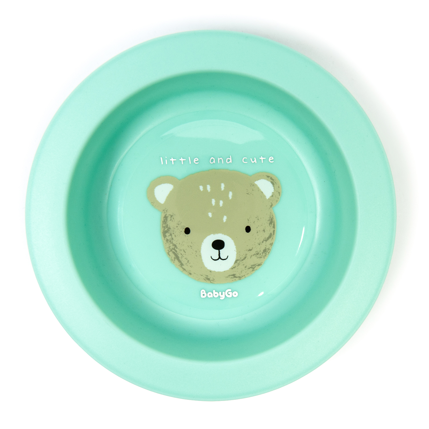 Тарелка BabyGo Green 1 предм. - фото 1