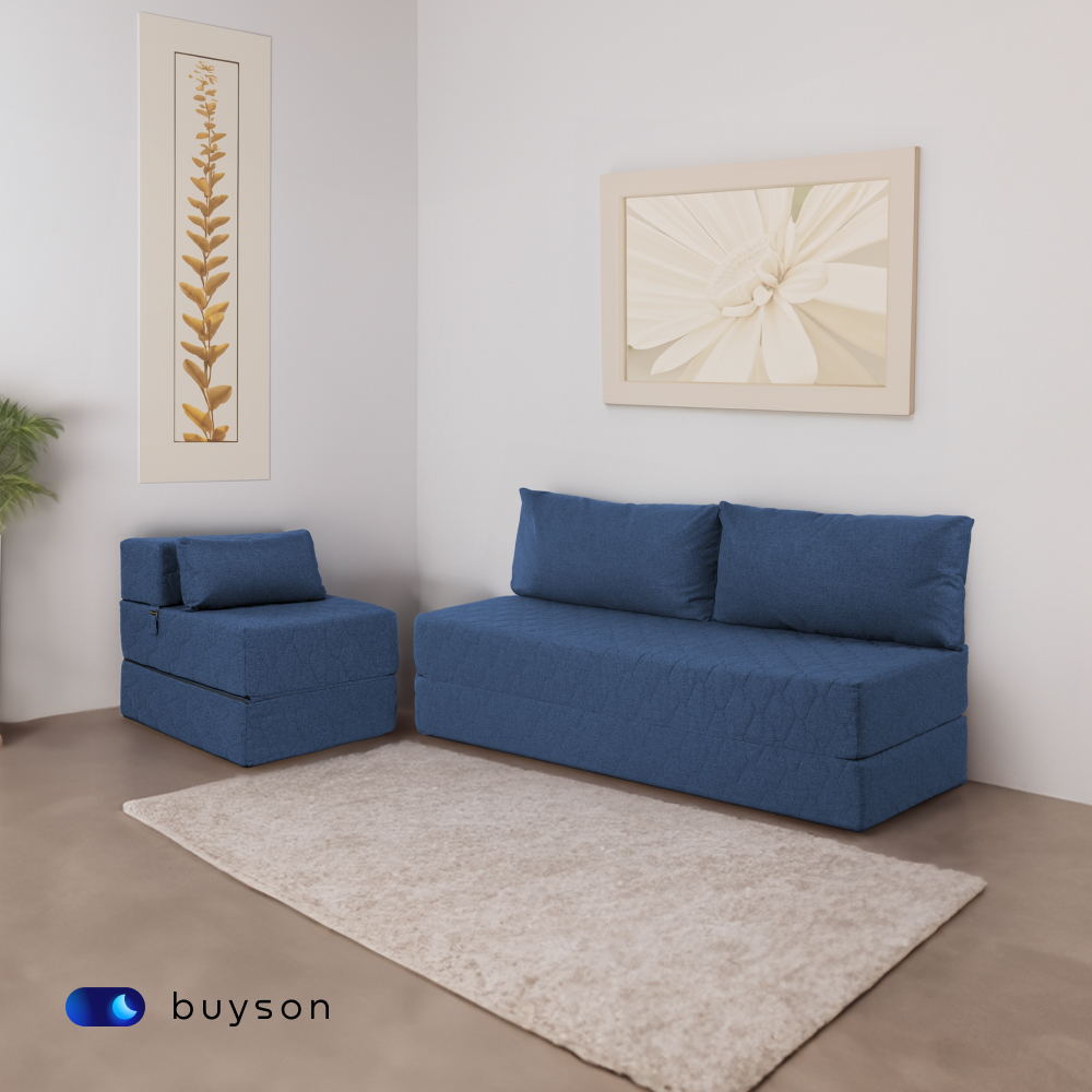Кресло buyson BuyDream синий - фото 10