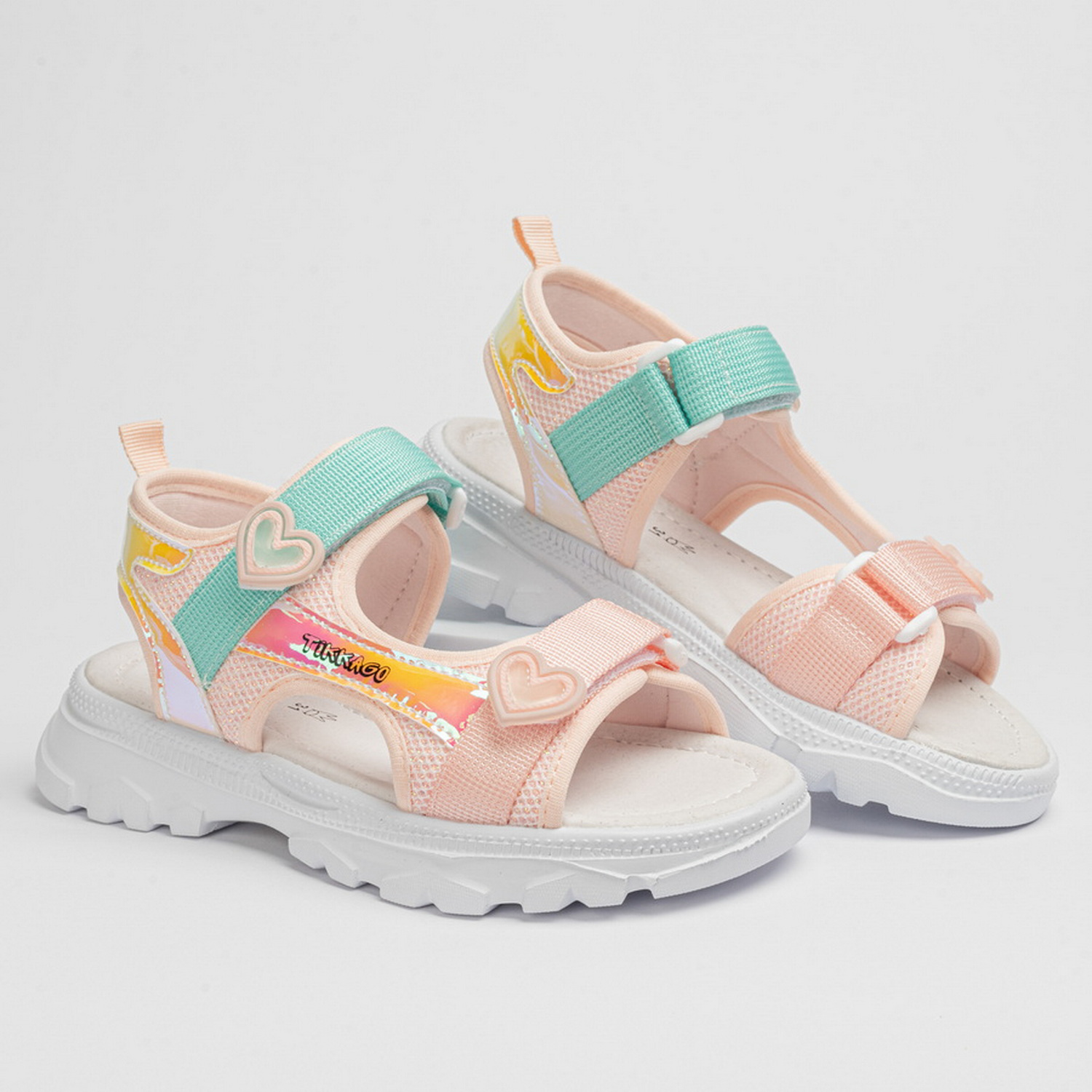 Сандалии TikkaGo 8A19_33314_pink-biruza - фото 1