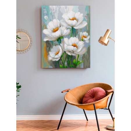 Алмазная мозаика Art on Canvas Нежные цветы в ассортименте