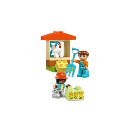 Конструктор LEGO DUPLO Уход за животными на ферме блочный