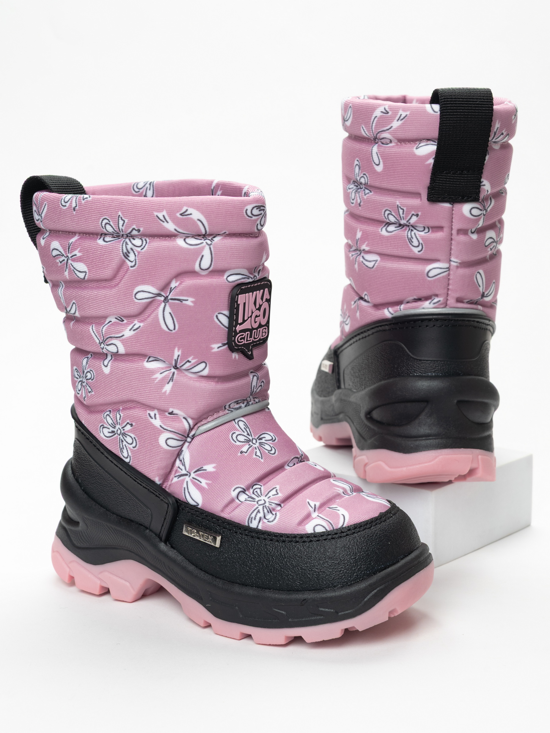 Сапоги TikkaGo 4K21_28641_pink-black - фото 2