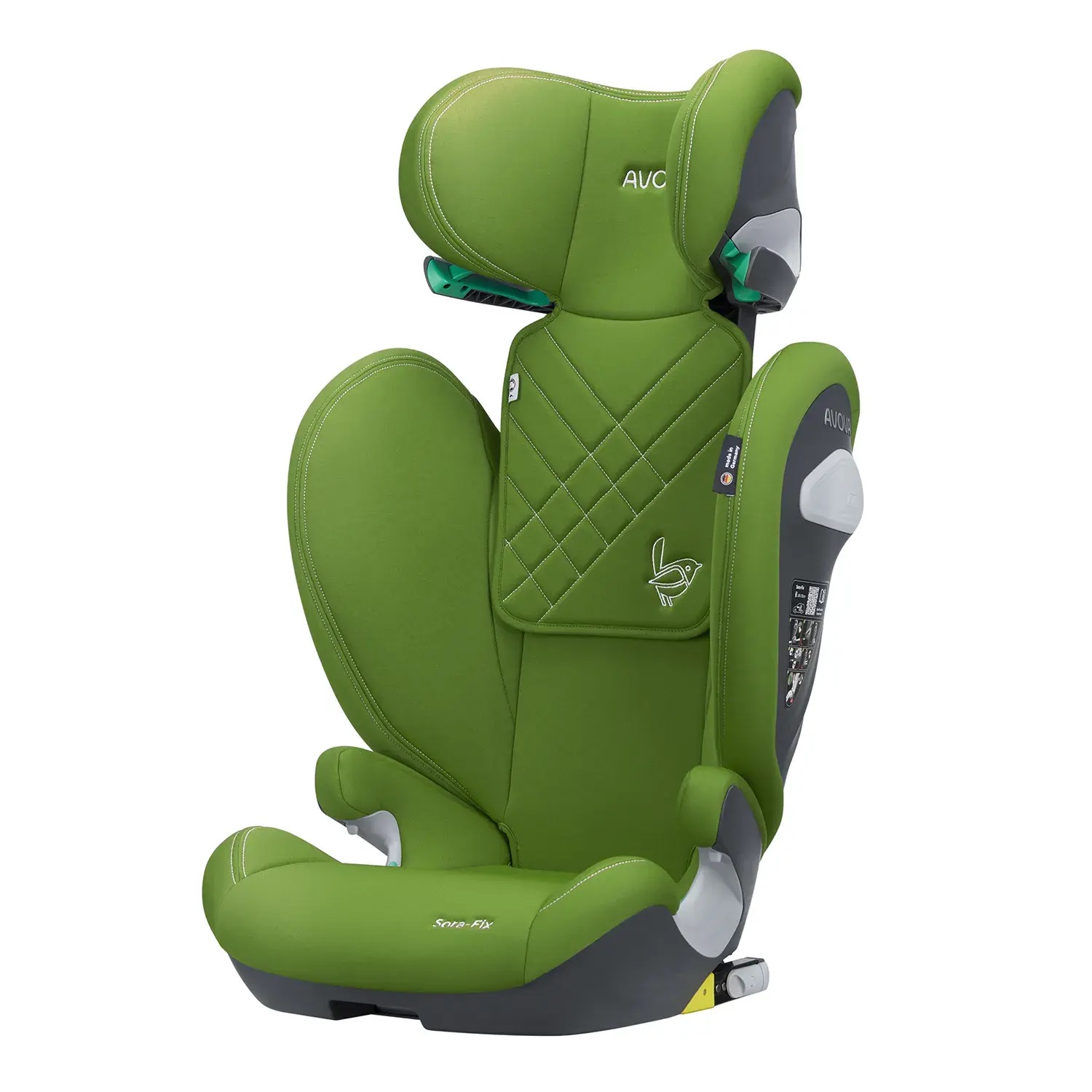 Автокресло Avova Sora-Fix Isofix 2/3 (15-36 кг) зеленый - фото 4