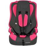 Автокресло Teddy Bear 513R/18 pink-black dot 1/2/3 (9-36 кг)