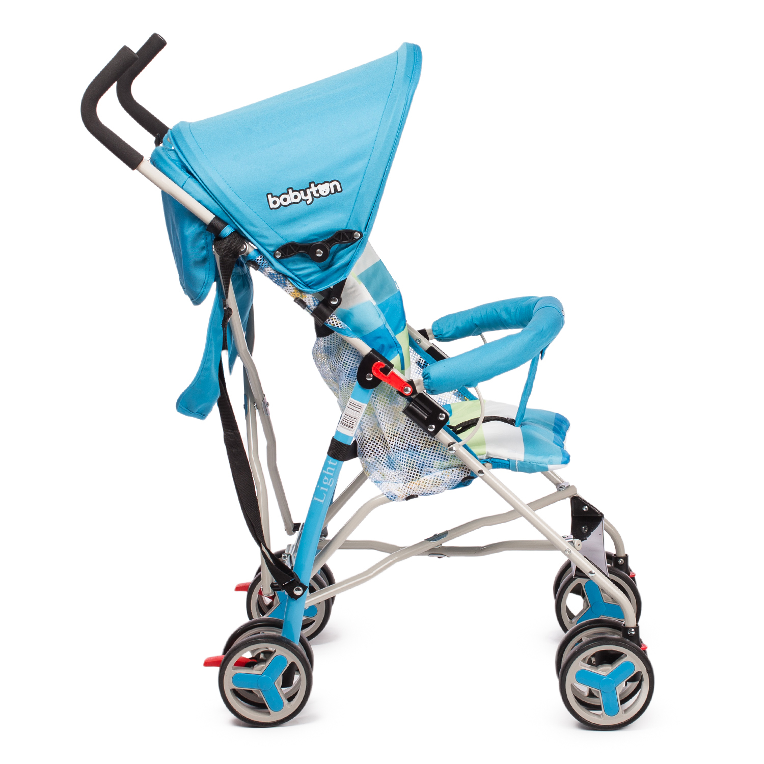 Коляска прогулочная Babyton Light Blue голубой - фото 3