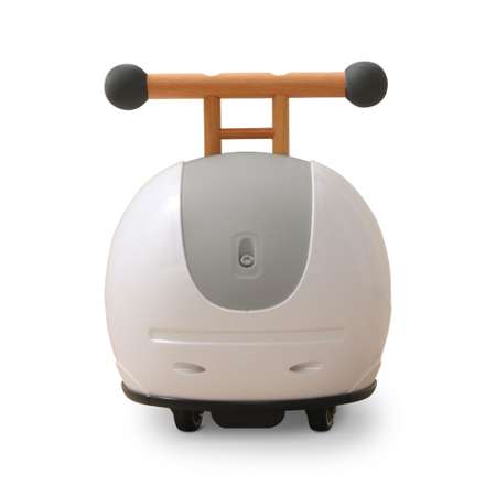 Толокар UNIX Kids Peanut Grey машинка каталка детская для мальчиков, бибикар девочек и малышей