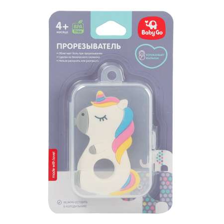 Прорезыватель BabyGo Unicorn