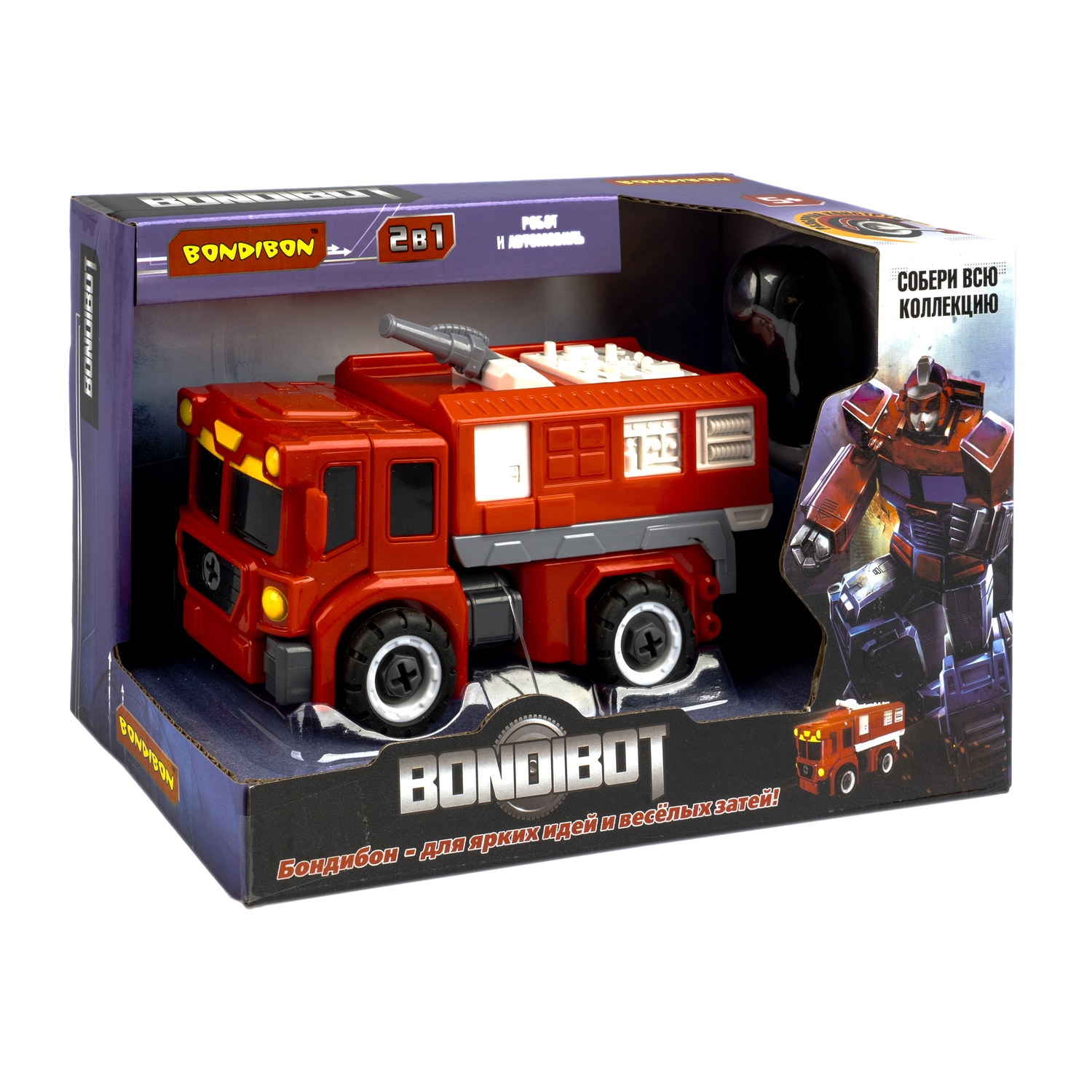 Фигурка Bondibon трансформер Робот Машина 2в1 - фото 3