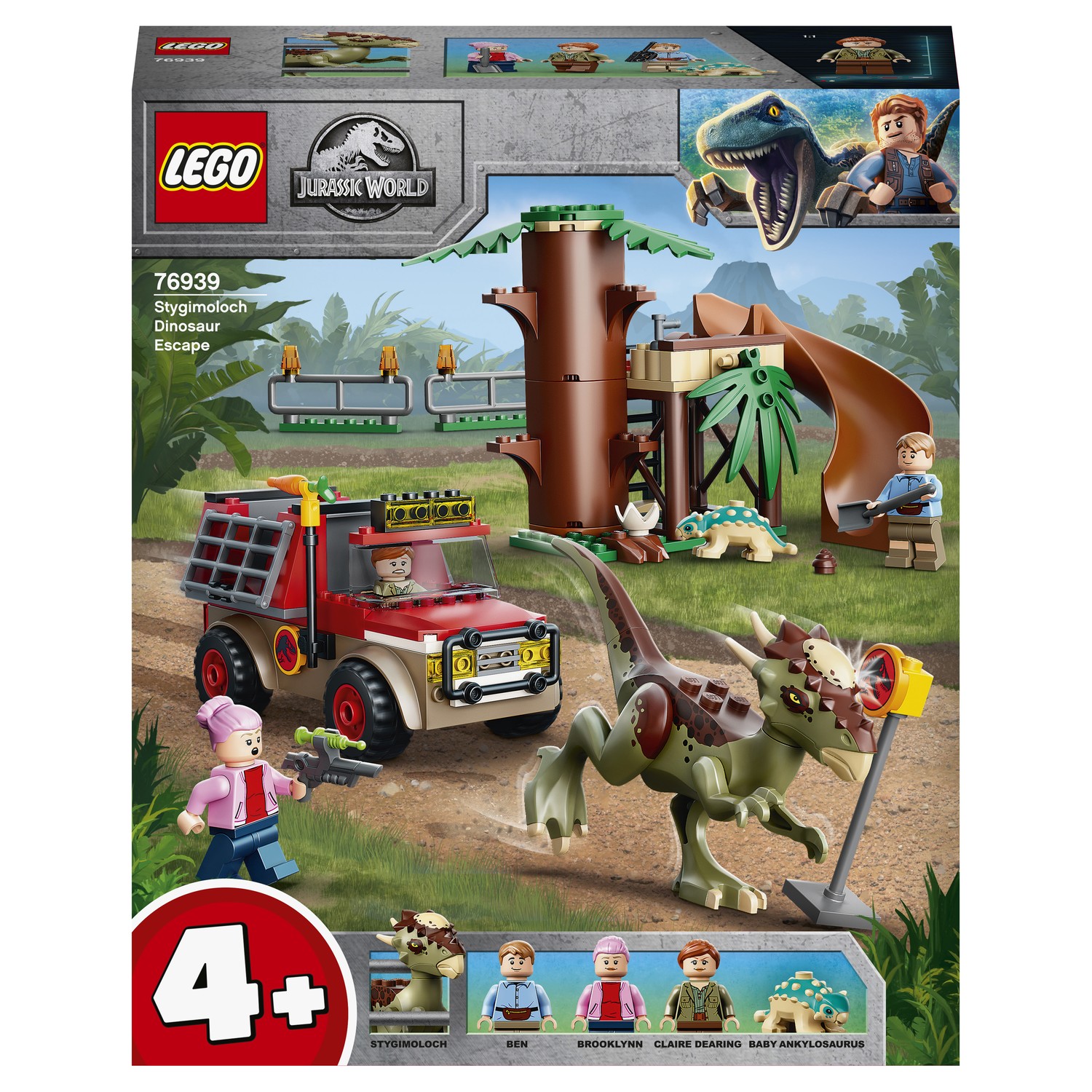Конструктор LEGO Jurassic World Побег Стигимолоха блочный - фото 2