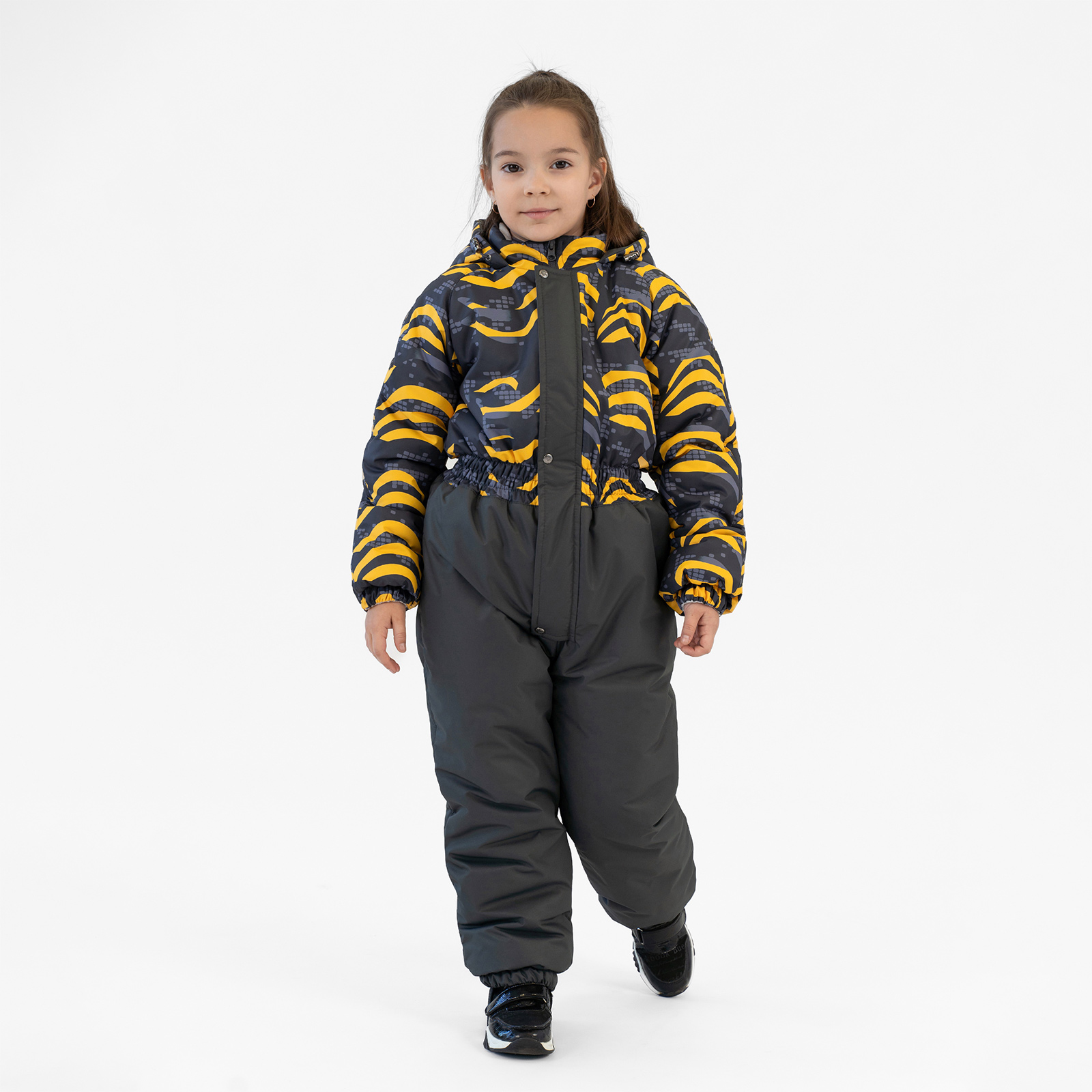 Комбинезон Arctic kids 30-011 желто-серый - фото 1
