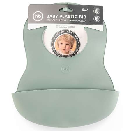 Нагрудник Happy Baby пластик