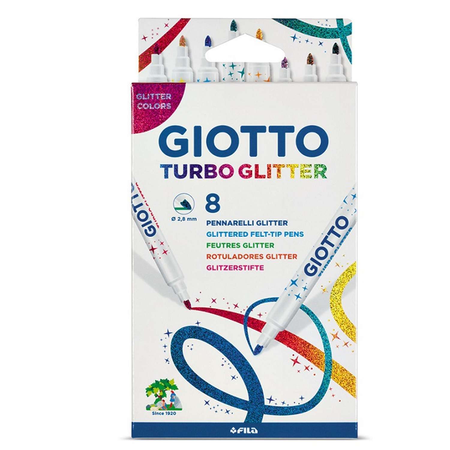 Фломастеры GIOTTO 8 цв. - фото 2
