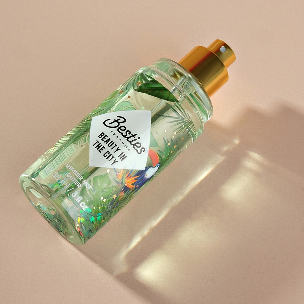 Мист парфюмированный BESTIES Shimmer mist beauty in the city 88 мл - фото 8