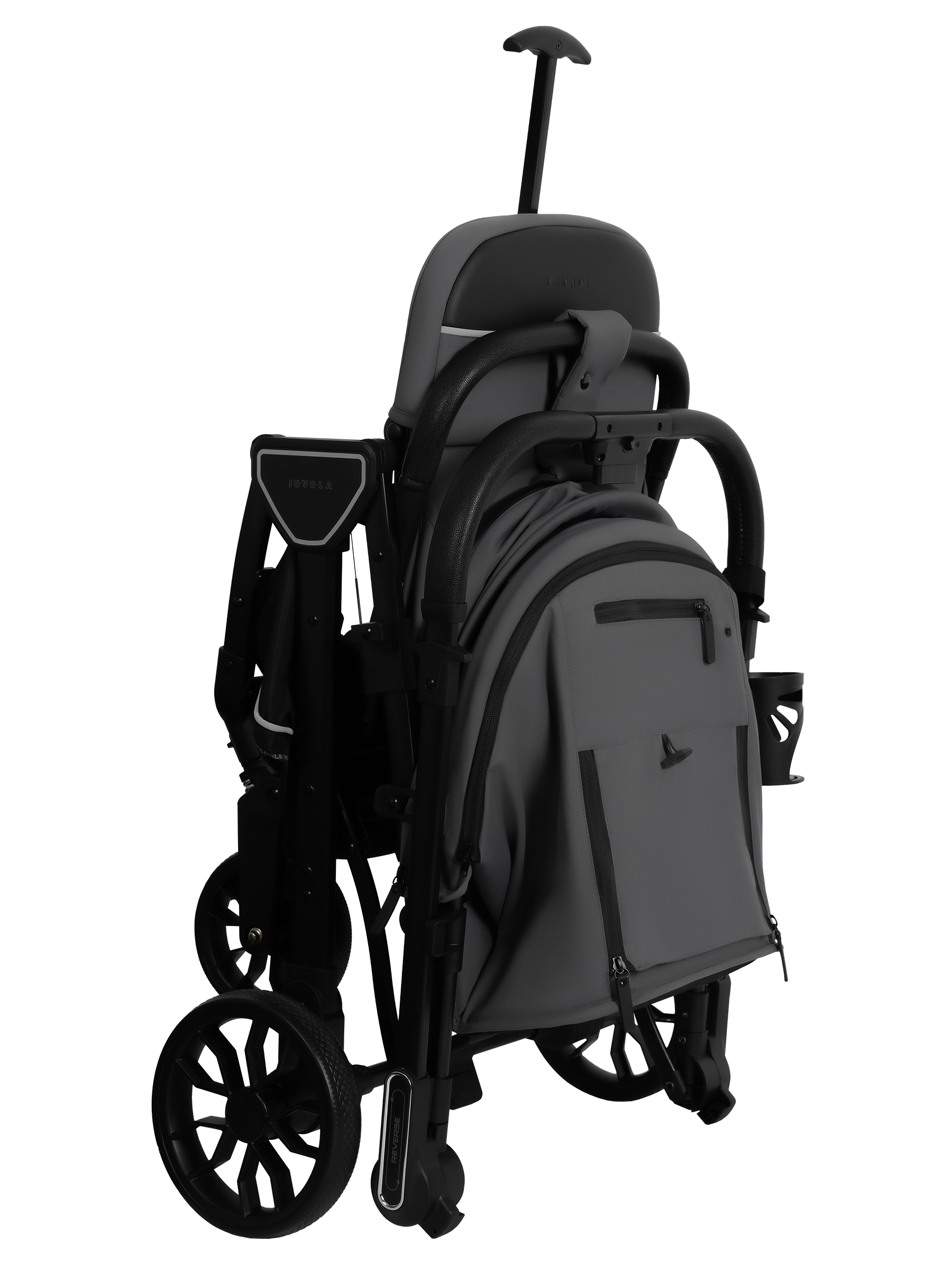 Коляска прогулочная JOVOLA Storm темно-серый - фото 44