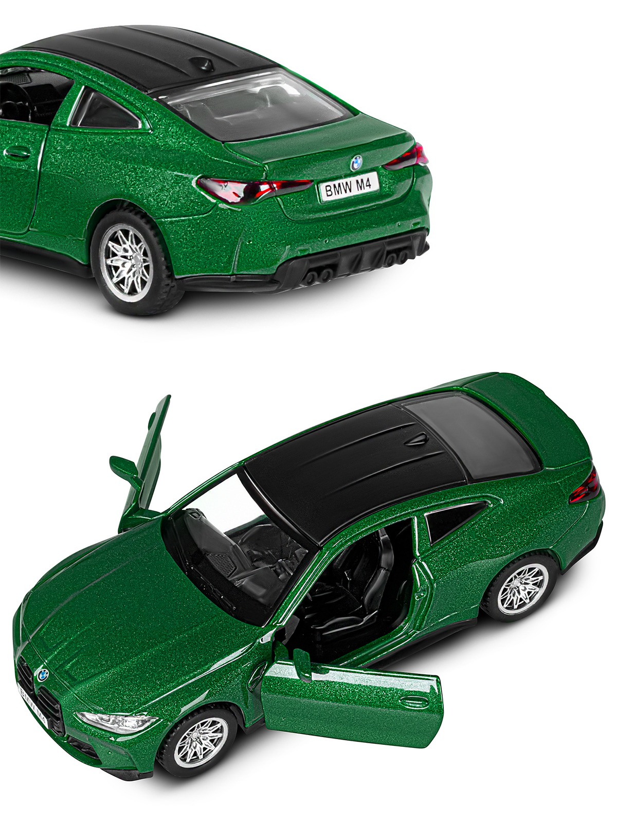 Автомобиль АВТОпанорама BMW M4 (G82) 1:42 JB1251829 - фото 12