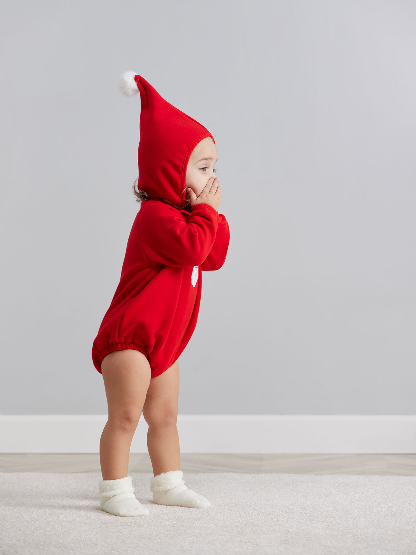 Боди и шапочка Happy Baby 88573-0_red - фото 18