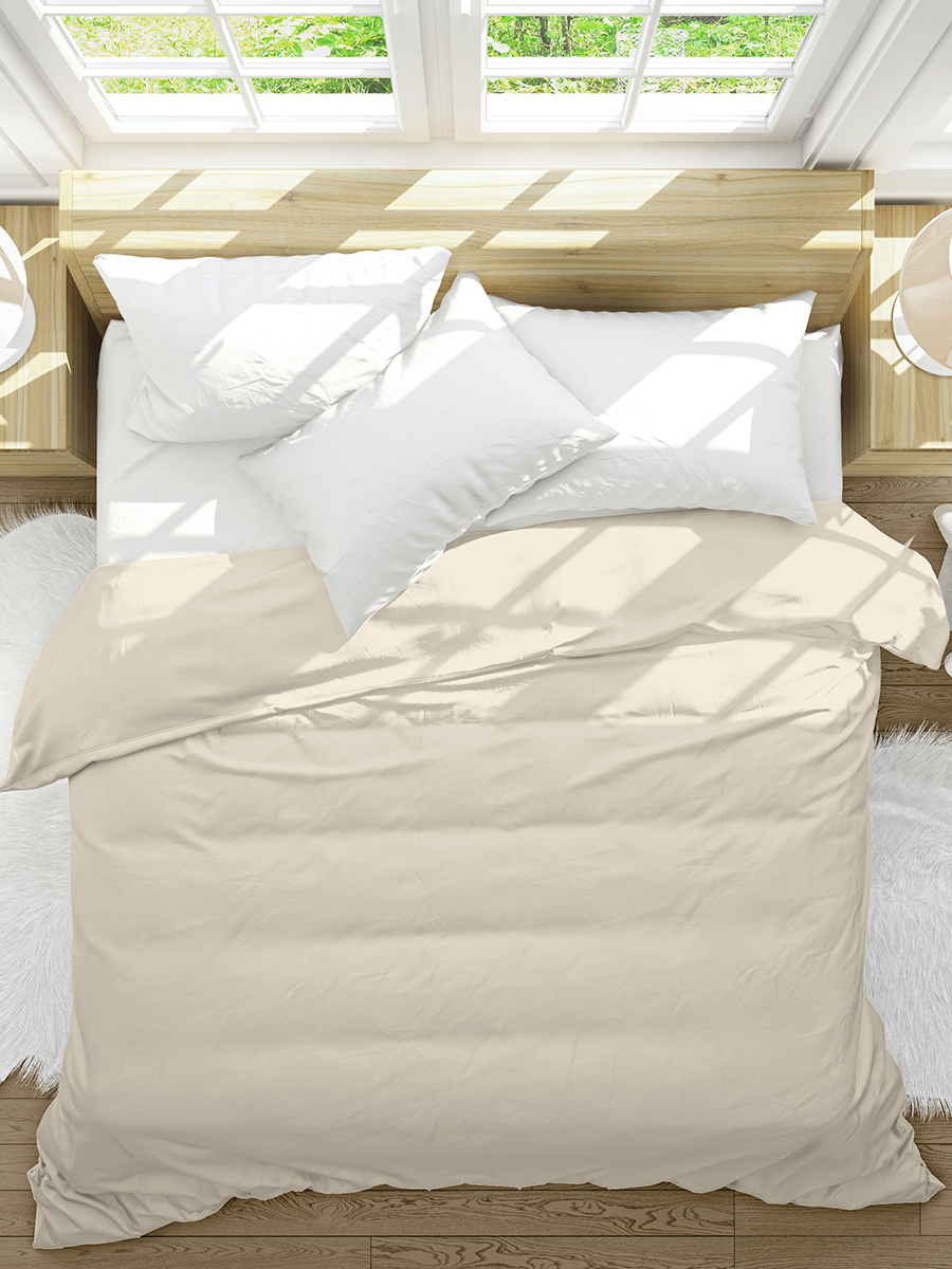 Пододеяльник BRAVO поплин беж 175 x 215 см - фото 6